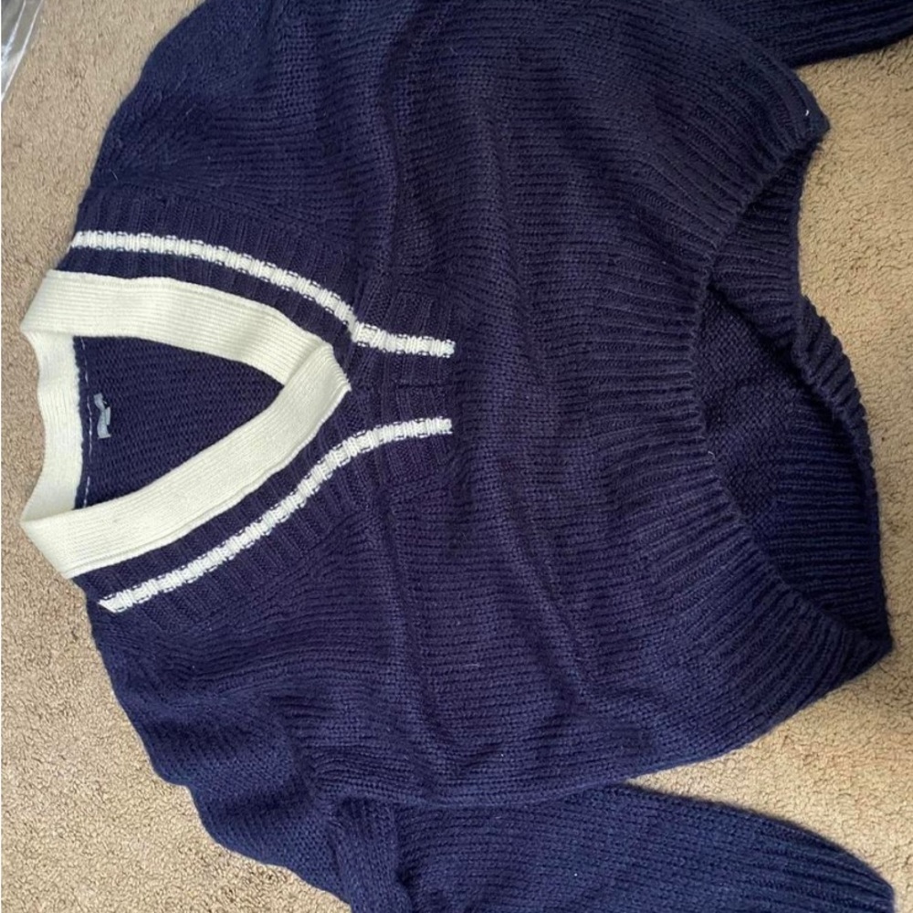 Navy Blue Charlotte Russe Sweater